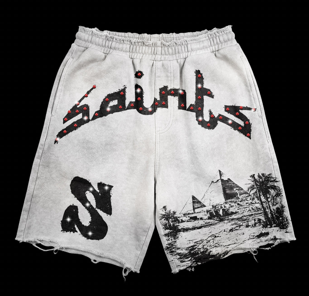 White Saints Short Sets