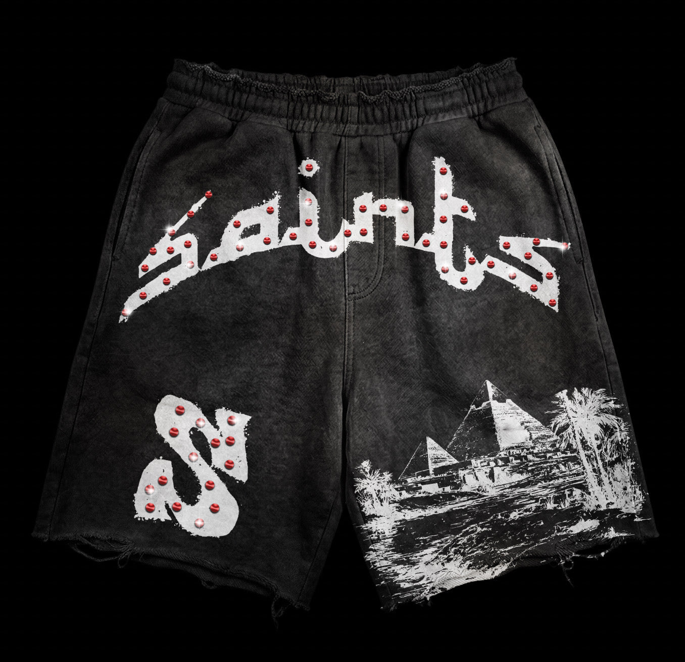 Black Saints Short Set